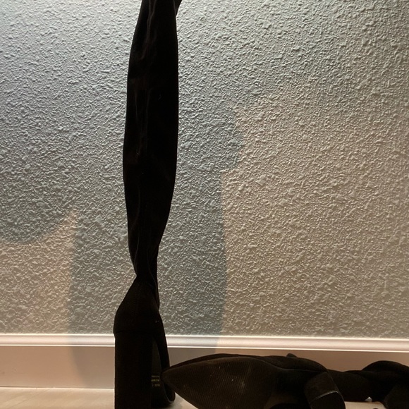 Qupid black heeled boots - Picture 3 of 3